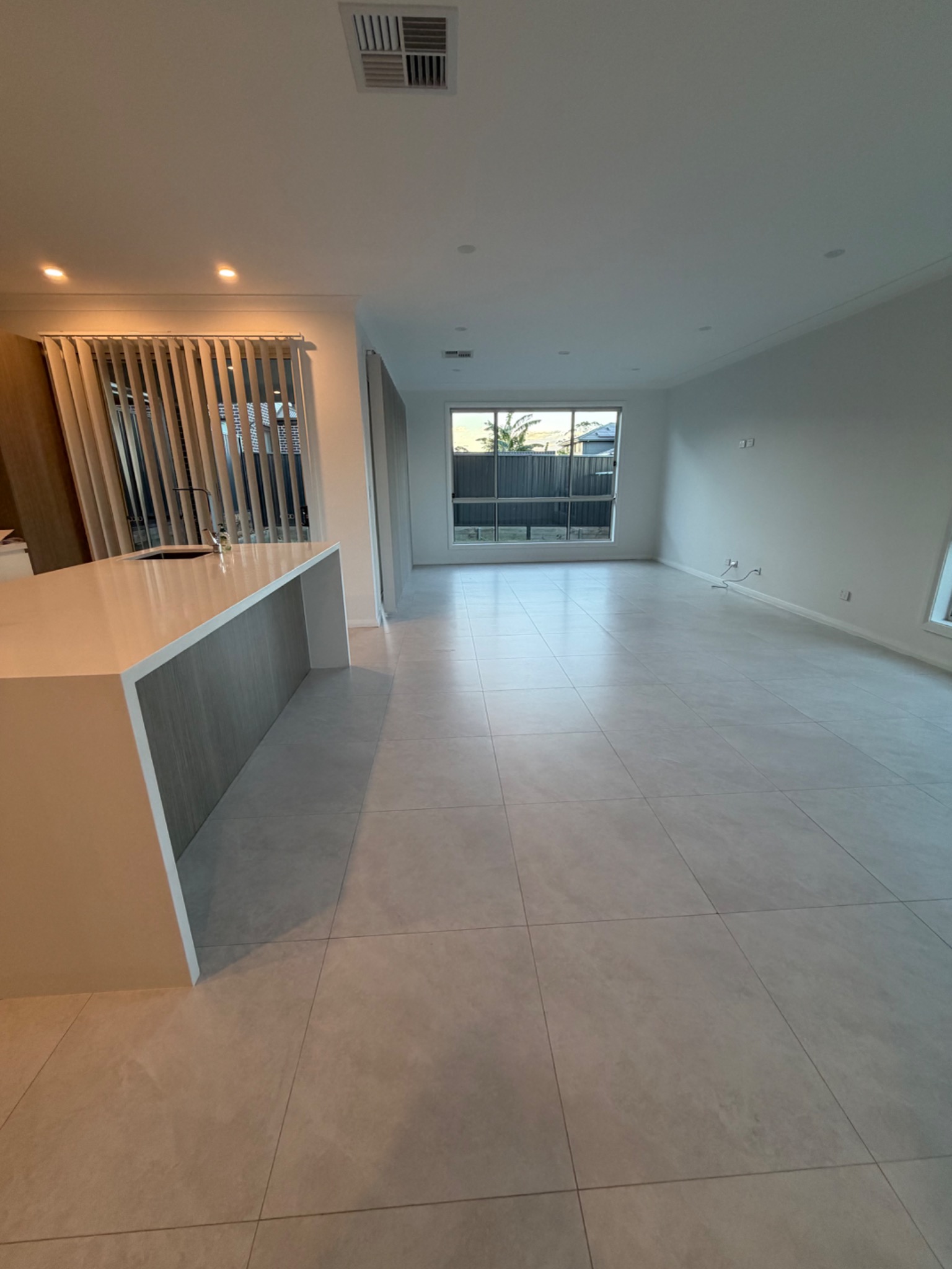 Freshly prepared living space after cleaning